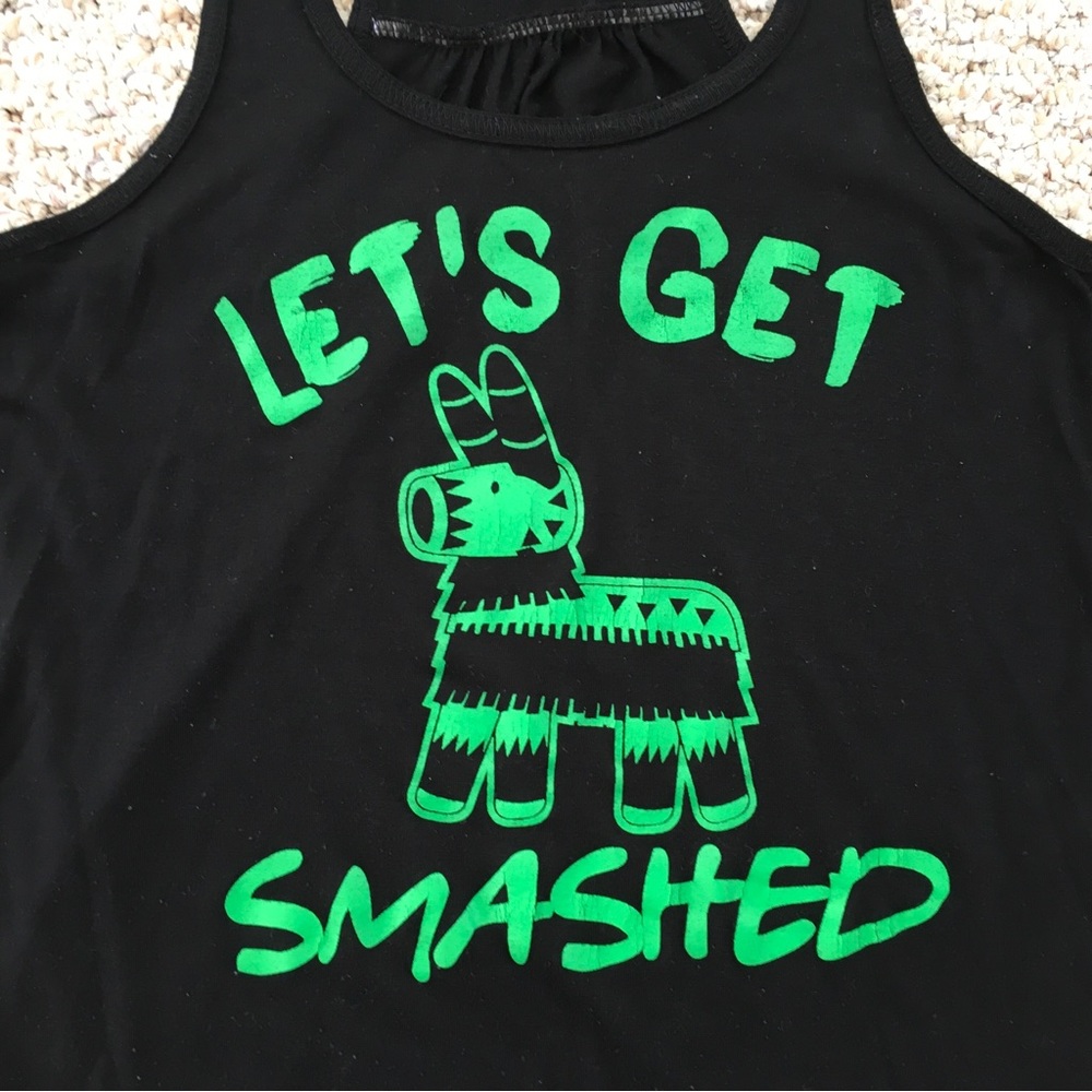Let’s Get Smashed Piñata Racerback Tank Top - Picture 2 of 6